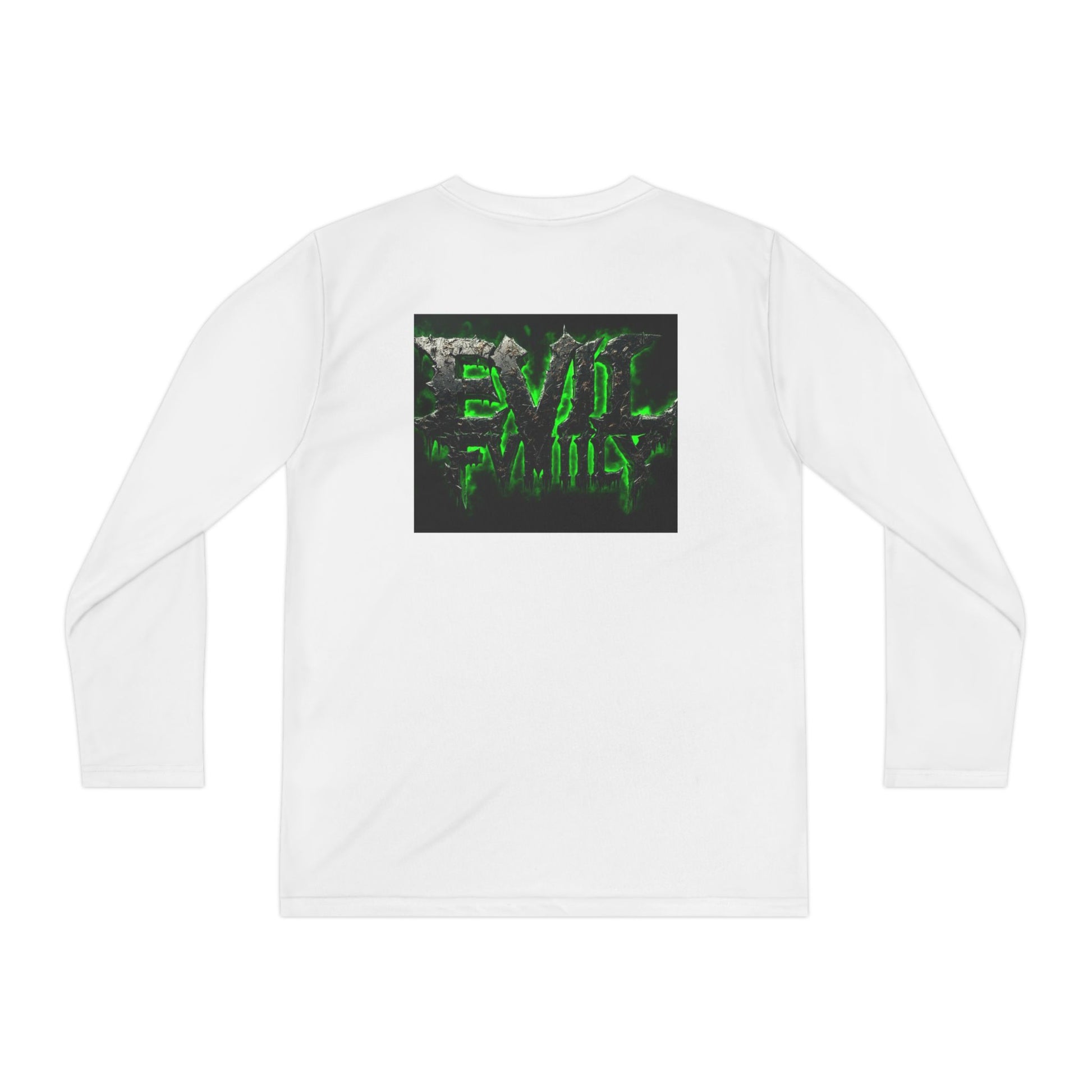 Youth Long Sleeve Tee with Dark Fantasy Design, Perfect for Halloween, Everyday Wear, Anime Fans, Gaming, and Casual Events